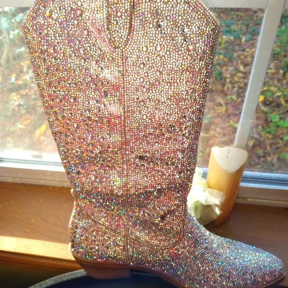 Madden Girl Women's Redford Rhinestone Western Boots ONE PAIR LEFT **LAST PAIR** - Picture 11 of 13